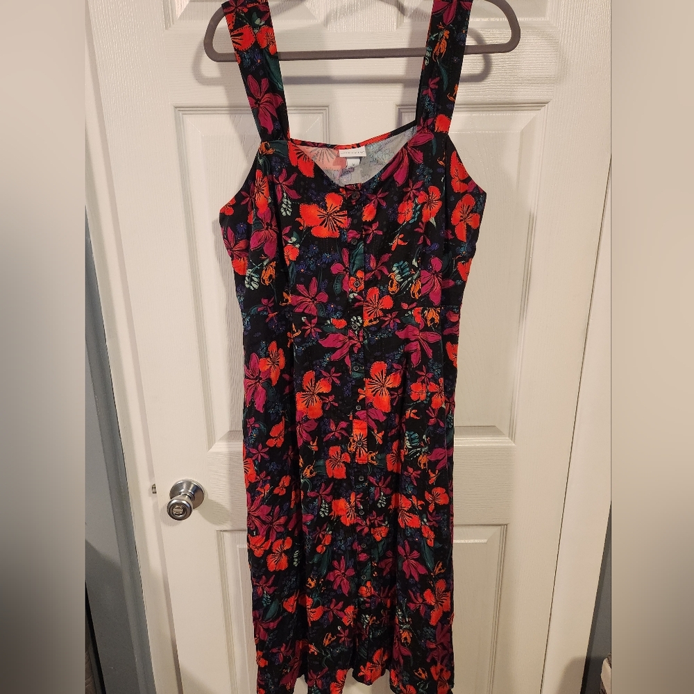 Tropical Floral Dress